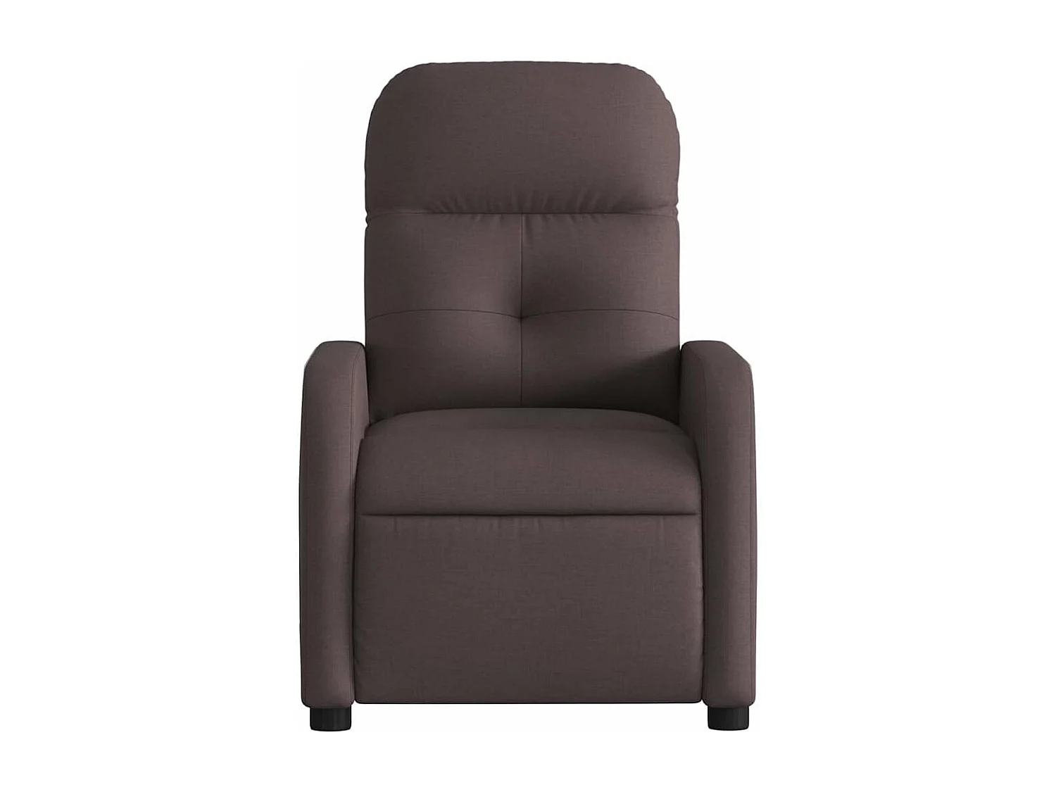 Sillón de relax | Silla | Sillón reclinable de tela marrón oscuro SHL4354