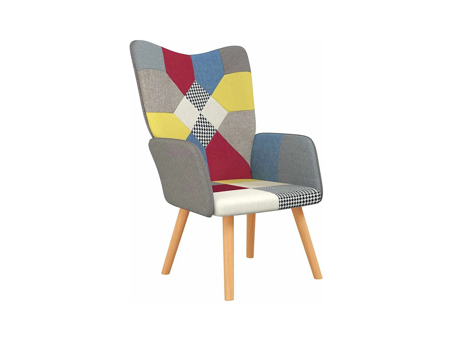 Chaise de relaxation-Fauteuil de bureau Patchwork Tissu SHL3958