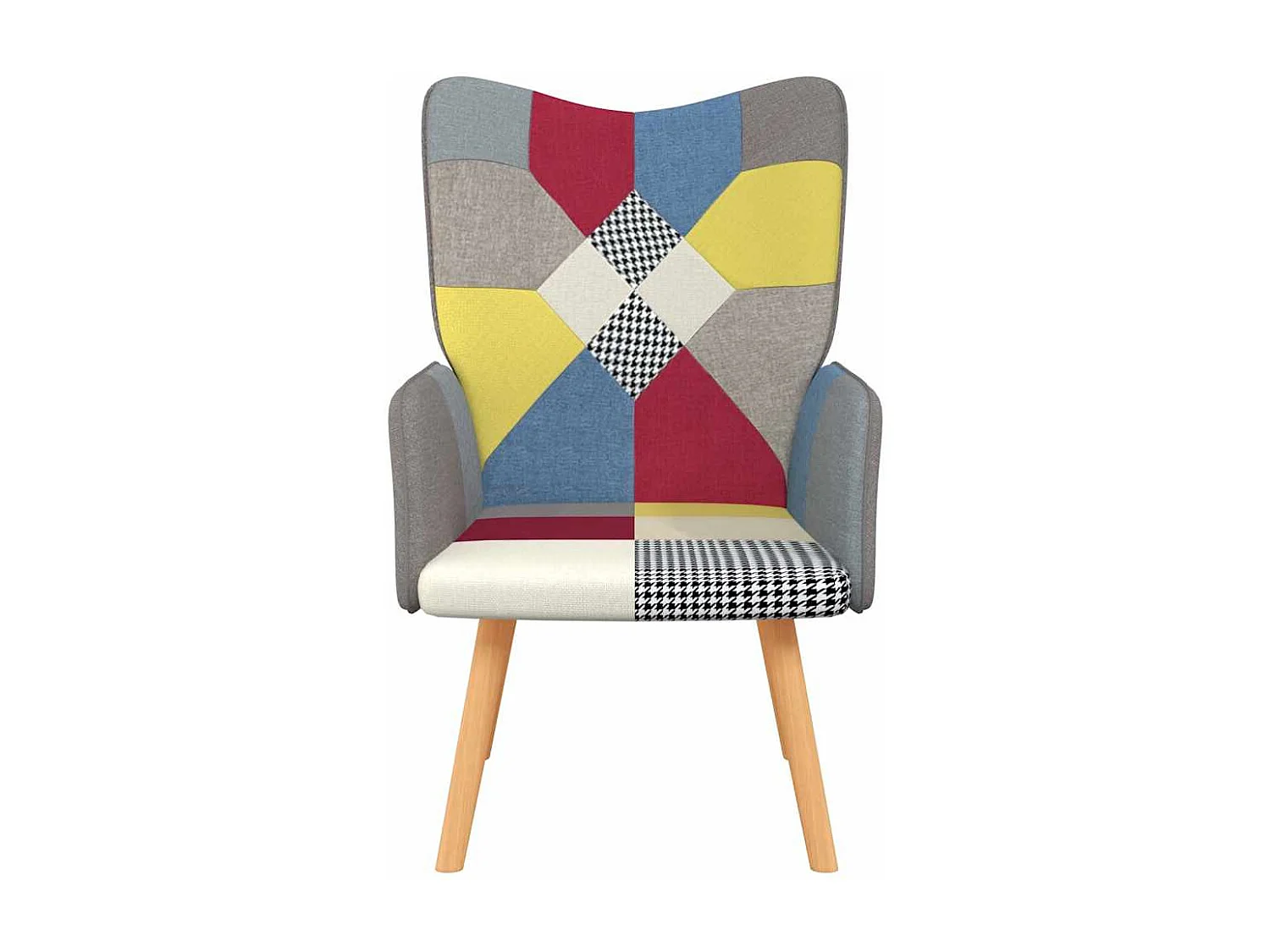 Silla de relajación | Sillón de relax de tela patchwork SHL8926