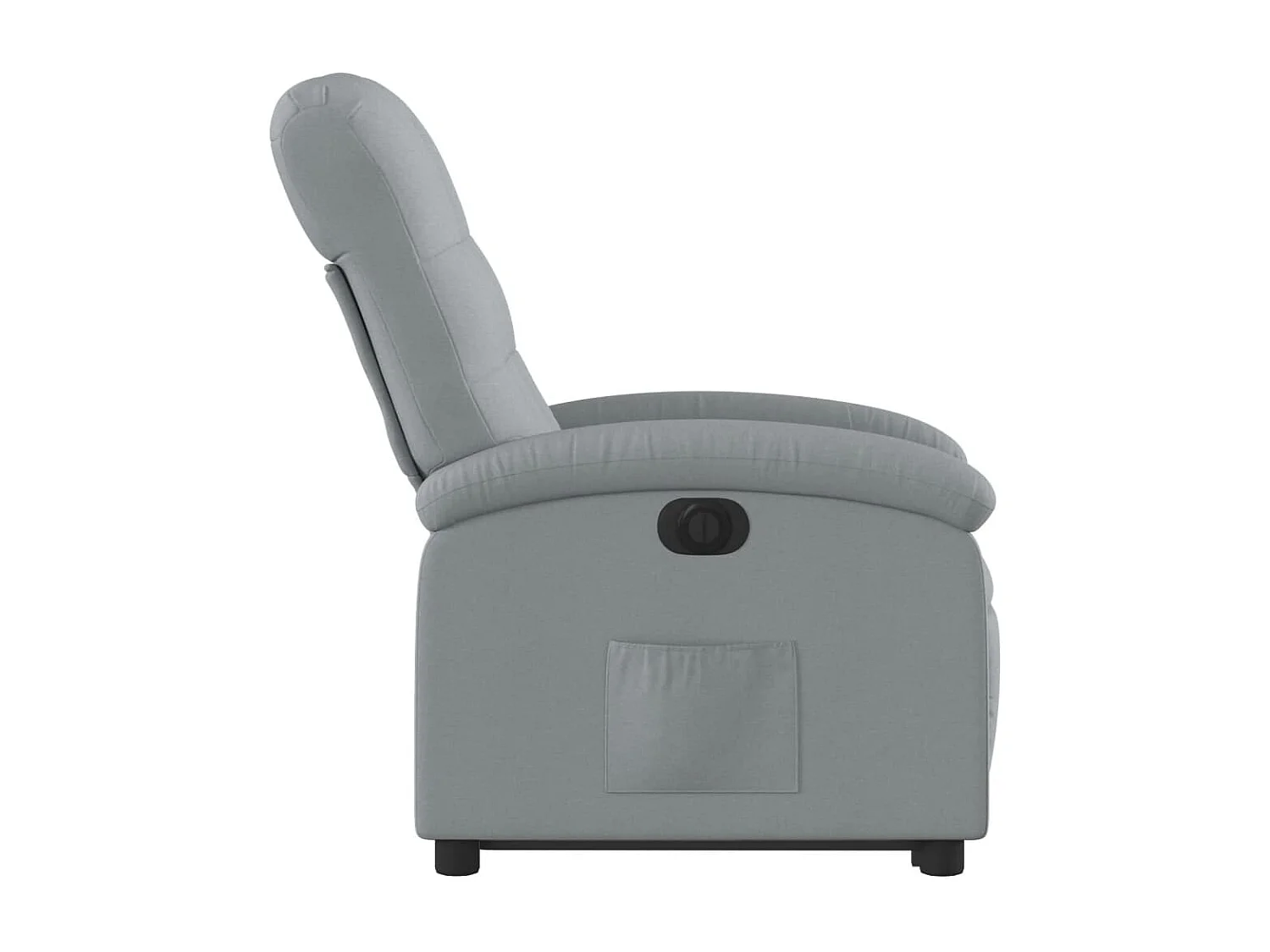 Silla de relax | Sillón eléctrico reclinable elevable de tela gris claro SHL2449