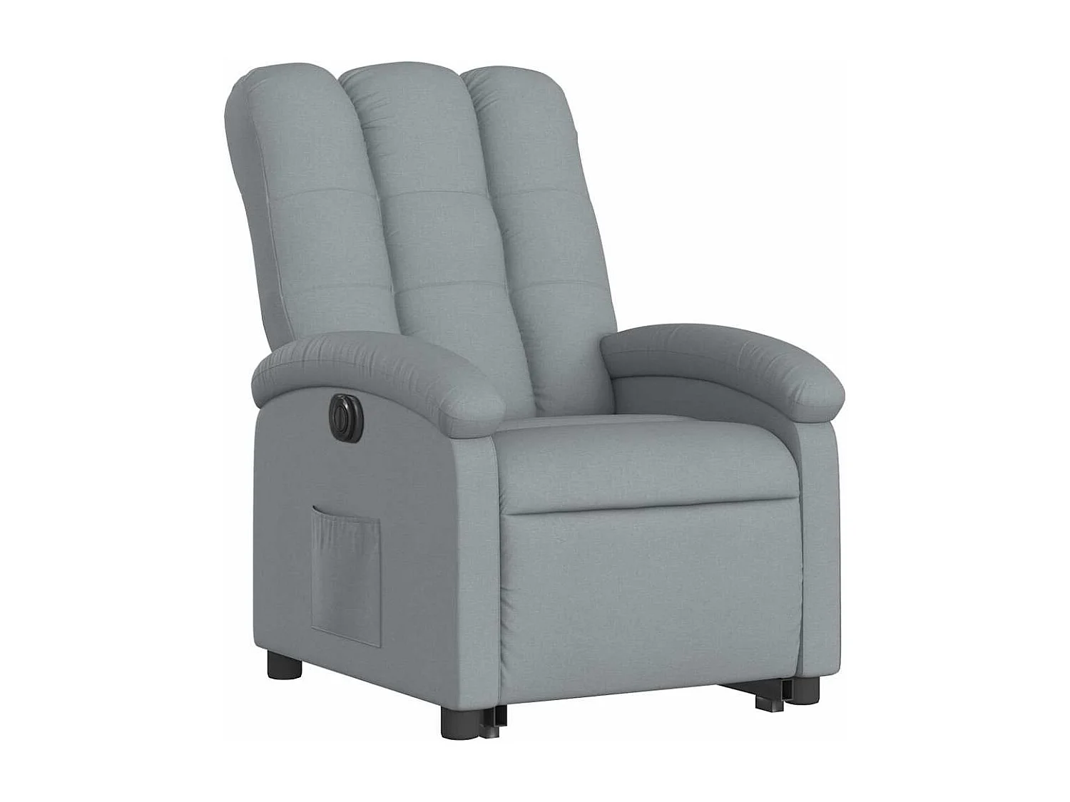 Fauteuil inclinable électrique-Chaise de relax gris clair tissu SHL1051