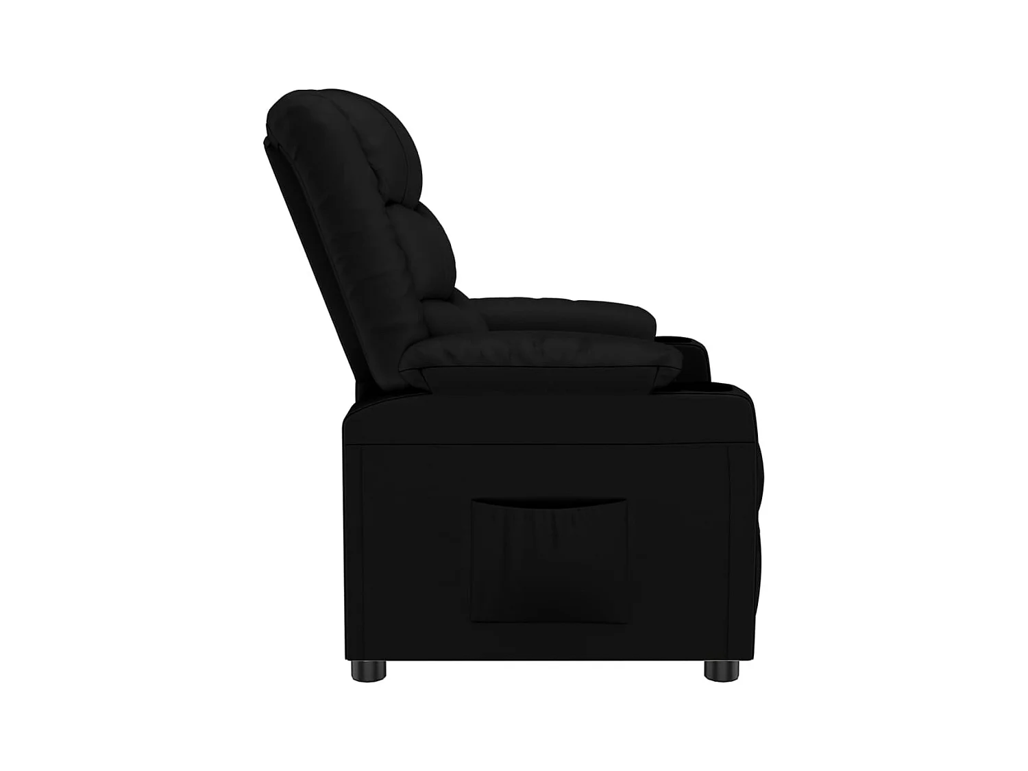 Relaxstoel | Fauteuil | Bureaustoel verstelbaar kunstleer zwart