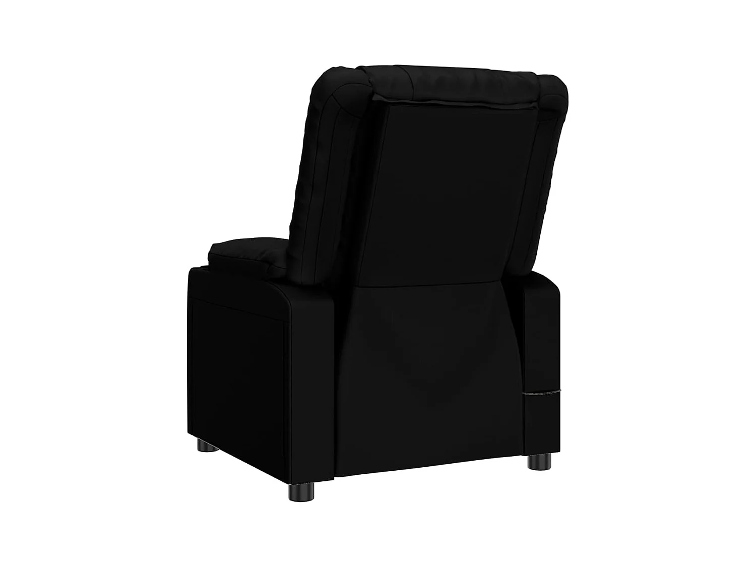 Relaxstoel | Fauteuil | Bureaustoel verstelbaar kunstleer zwart