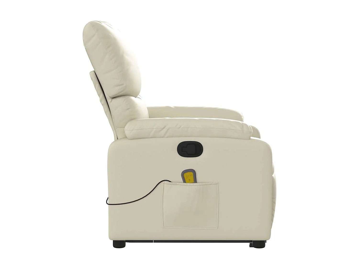 Massagesessel mit Aufstehhilfe Creme Kunstleder SHL38661