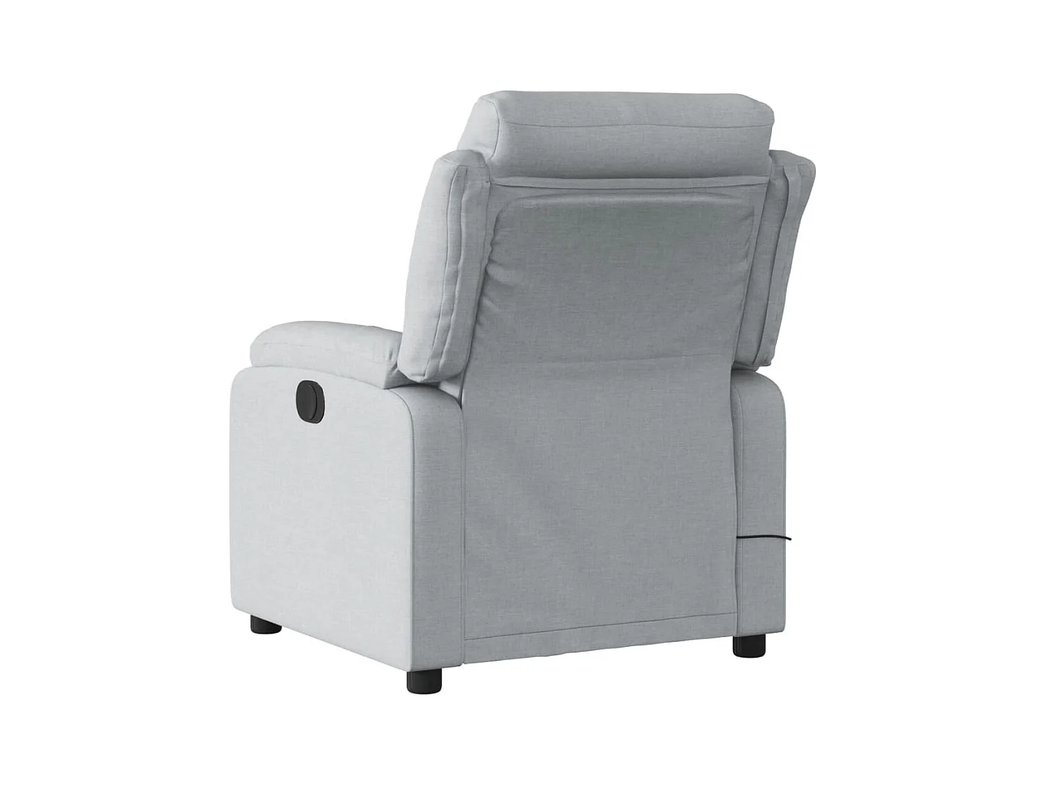 Fauteuil inclinable-Chaise de relax-Fauteuil de Massage gris clair tissu SHL3331