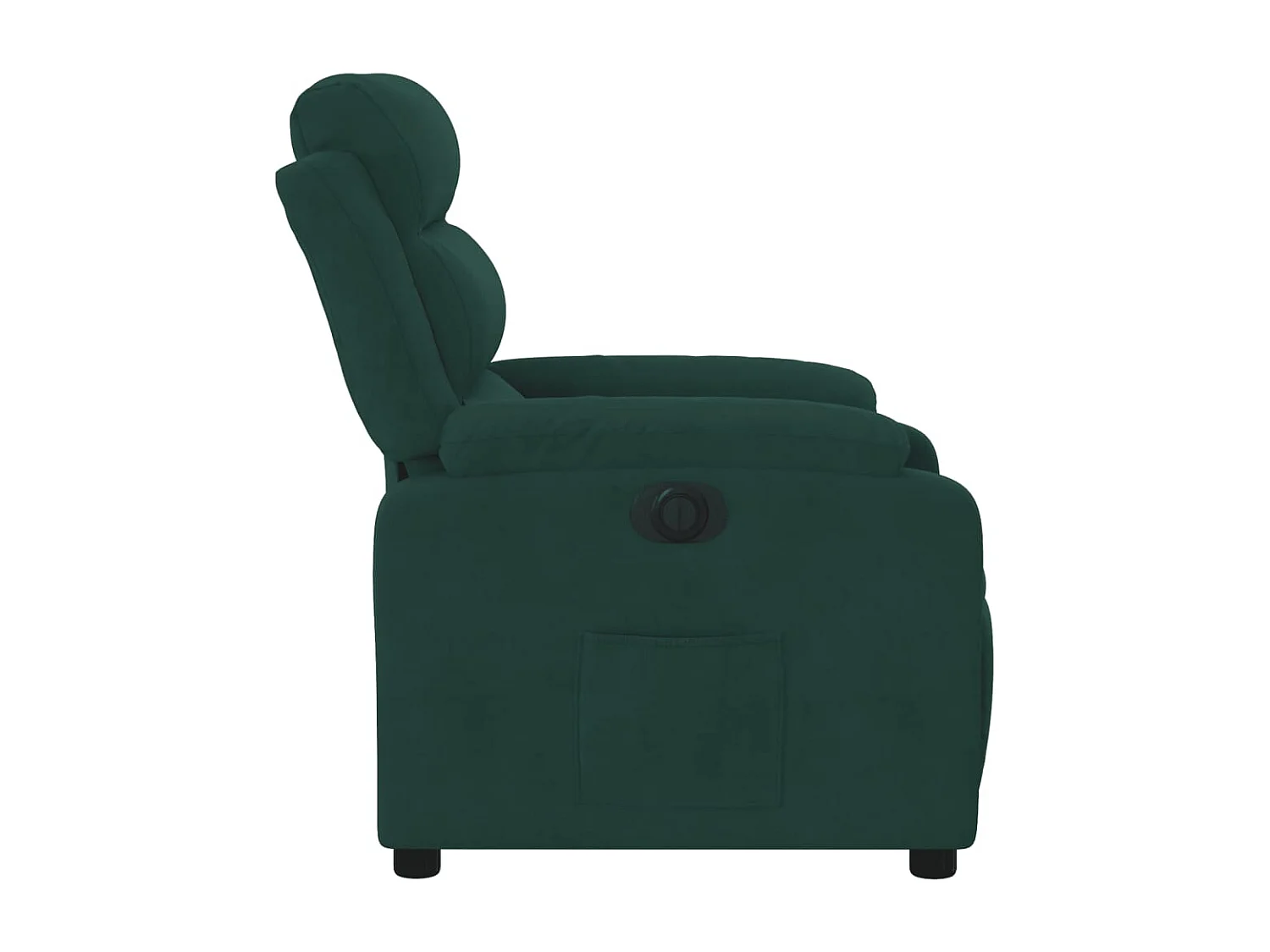 Sillón de relax | Silla | Sillón reclinable eléctrico de terciopelo verde oscuro SHL5013