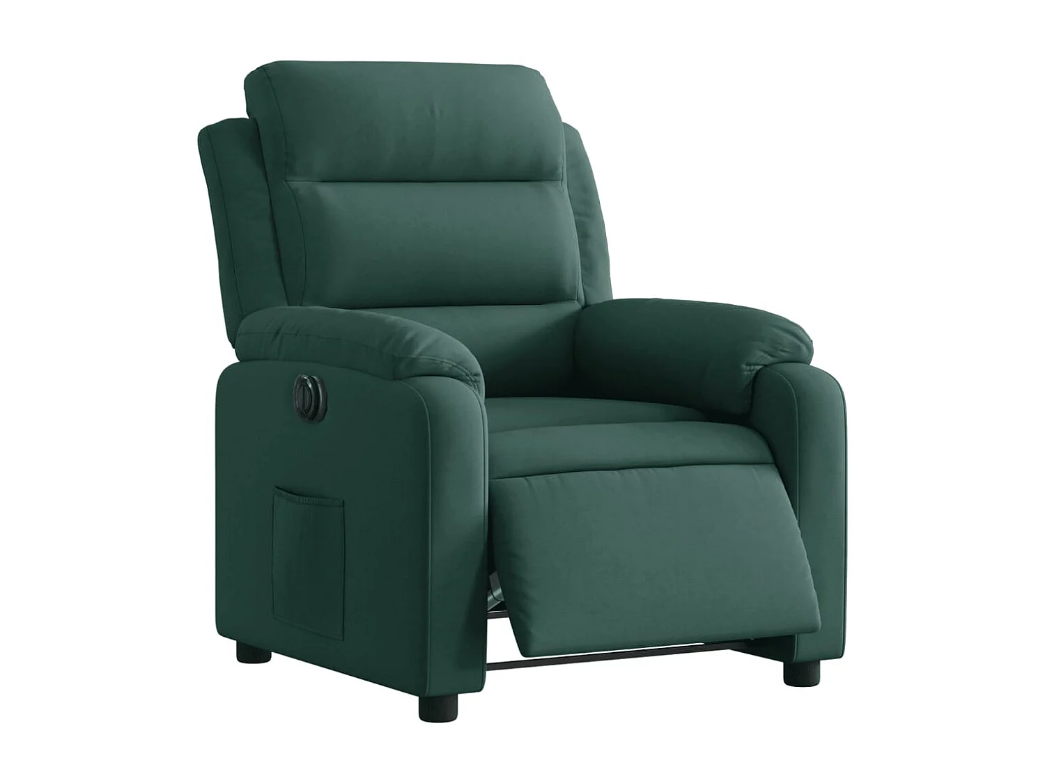 Sillón de relax | Silla | Sillón reclinable eléctrico de terciopelo verde oscuro SHL5013