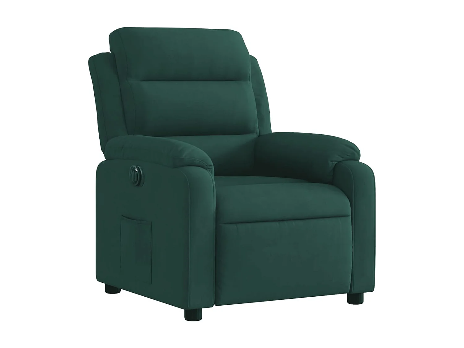 Sillón de relax | Silla | Sillón reclinable eléctrico de terciopelo verde oscuro SHL5013