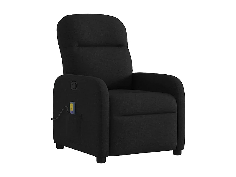 Sillón de relax | Sillón reclinable de masaje de tela negro SHL8802
