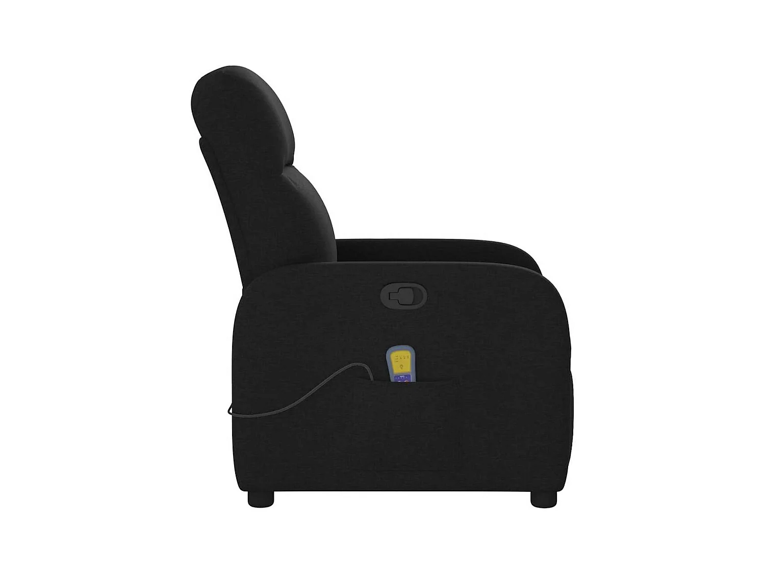 Sillón de relax | Sillón reclinable de masaje de tela negro SHL8802