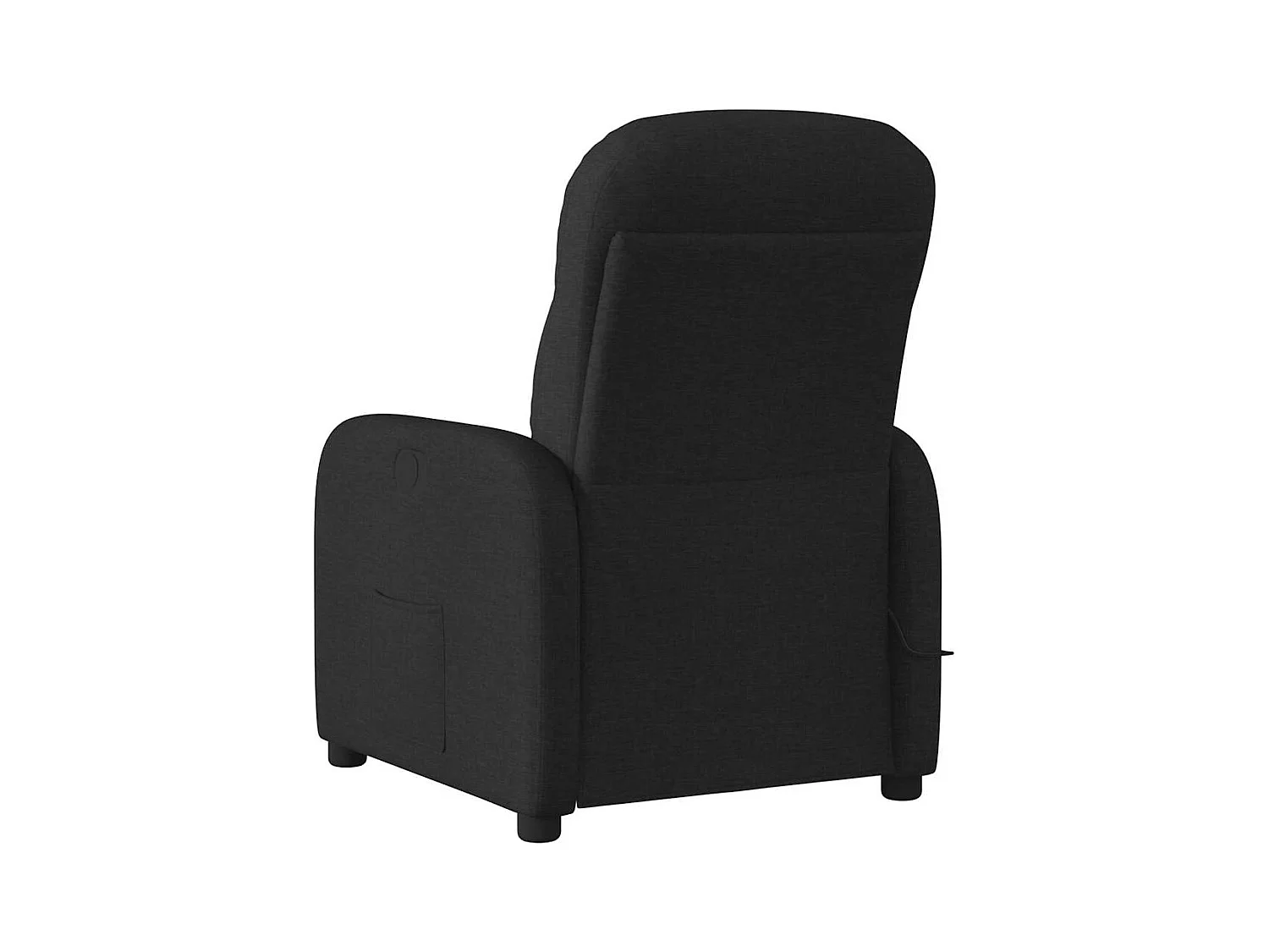 Sillón de relax | Sillón reclinable de masaje de tela negro SHL8802