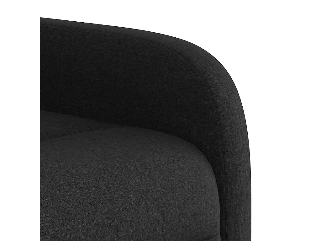 Sillón de relax | Sillón reclinable de masaje de tela negro SHL8802