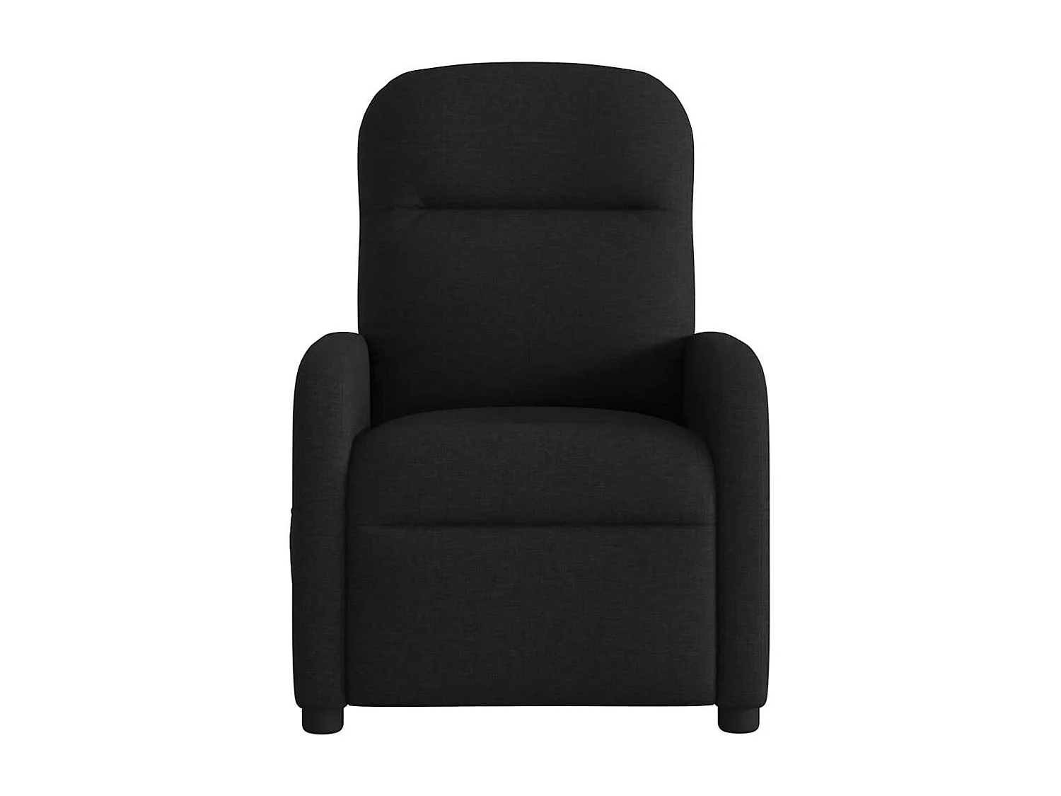 Fauteuil inclinable-Chaise de relax-Fauteuil de Massage Noir Tissu SHL5457