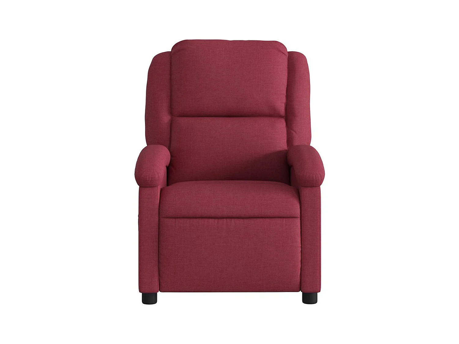 Fauteuil inclinable électrique-Chaise de relax Rouge bordeaux Tissu SHL3406