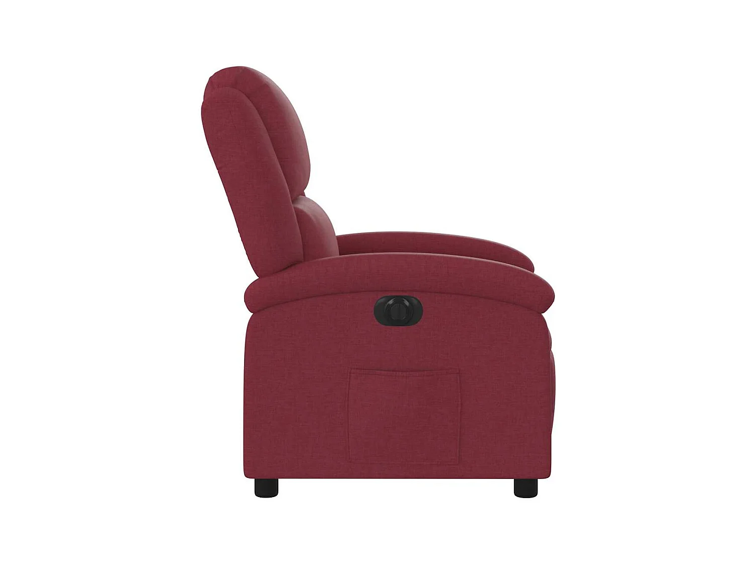 Fauteuil inclinable électrique-Chaise de relax Rouge bordeaux Tissu SHL3406
