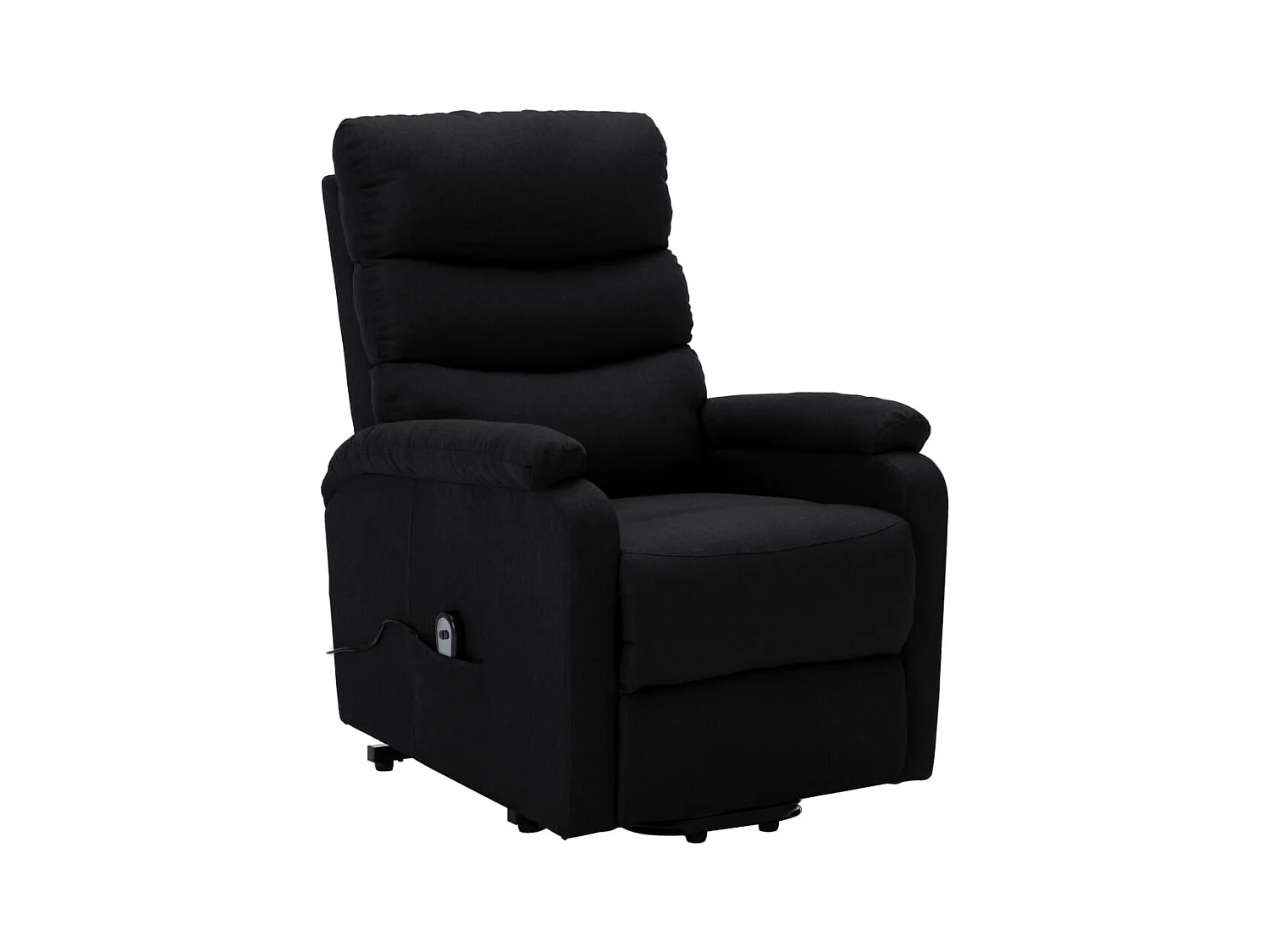Silla de relax | Sillón elevable tela negro SHL5890