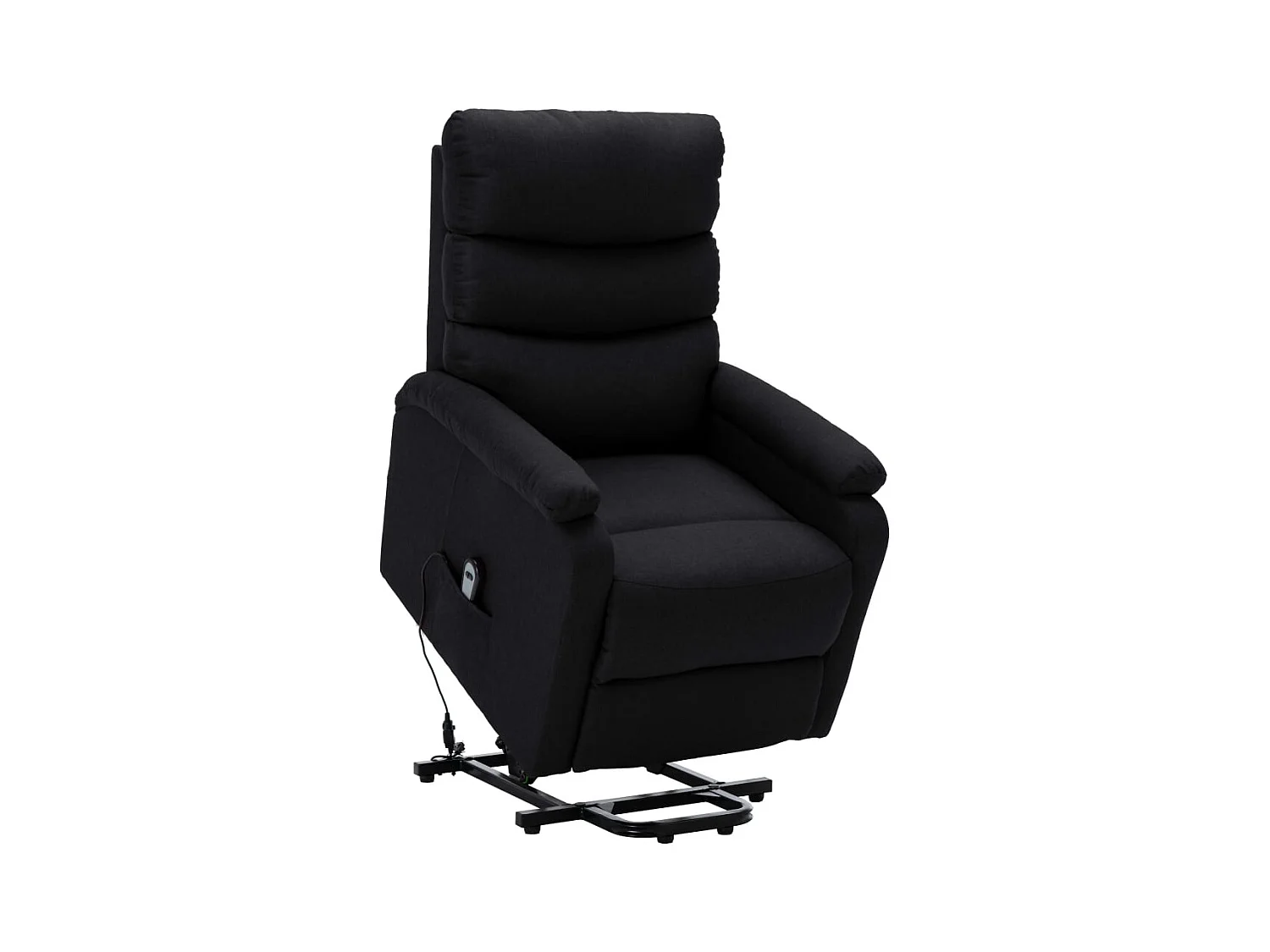 Silla de relax | Sillón elevable tela negro SHL5890