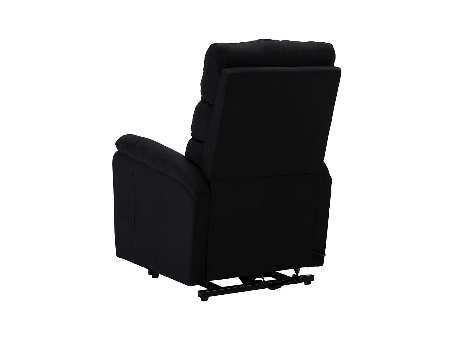 Silla de relax | Sillón elevable tela negro SHL5890