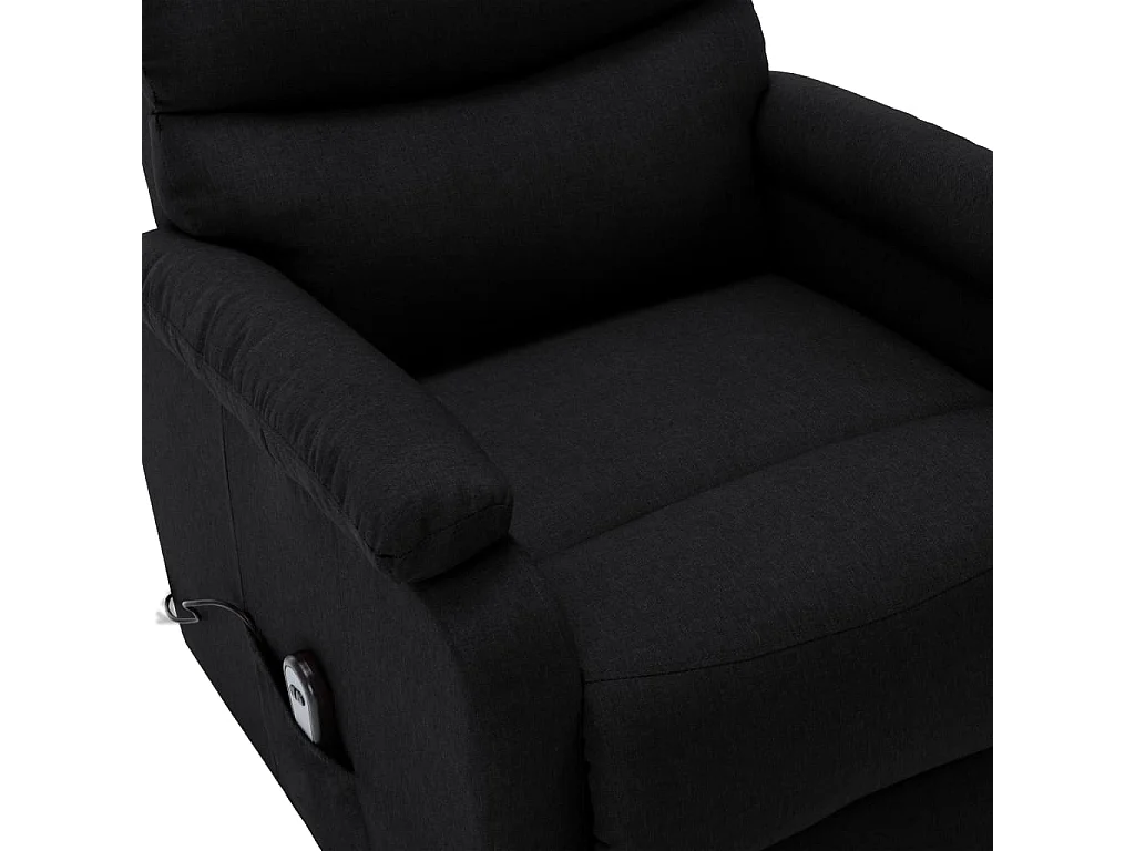 Silla de relax | Sillón elevable tela negro SHL5890