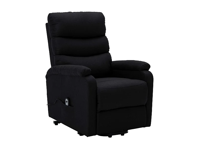 Aufstehsessel-Relaxsessel Schwarz Stoff SHL72873