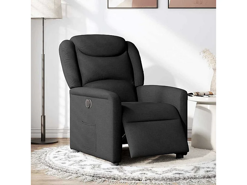 Sillón de relax | Silla | Sillón reclinable eléctrico de tela negro SHL2073