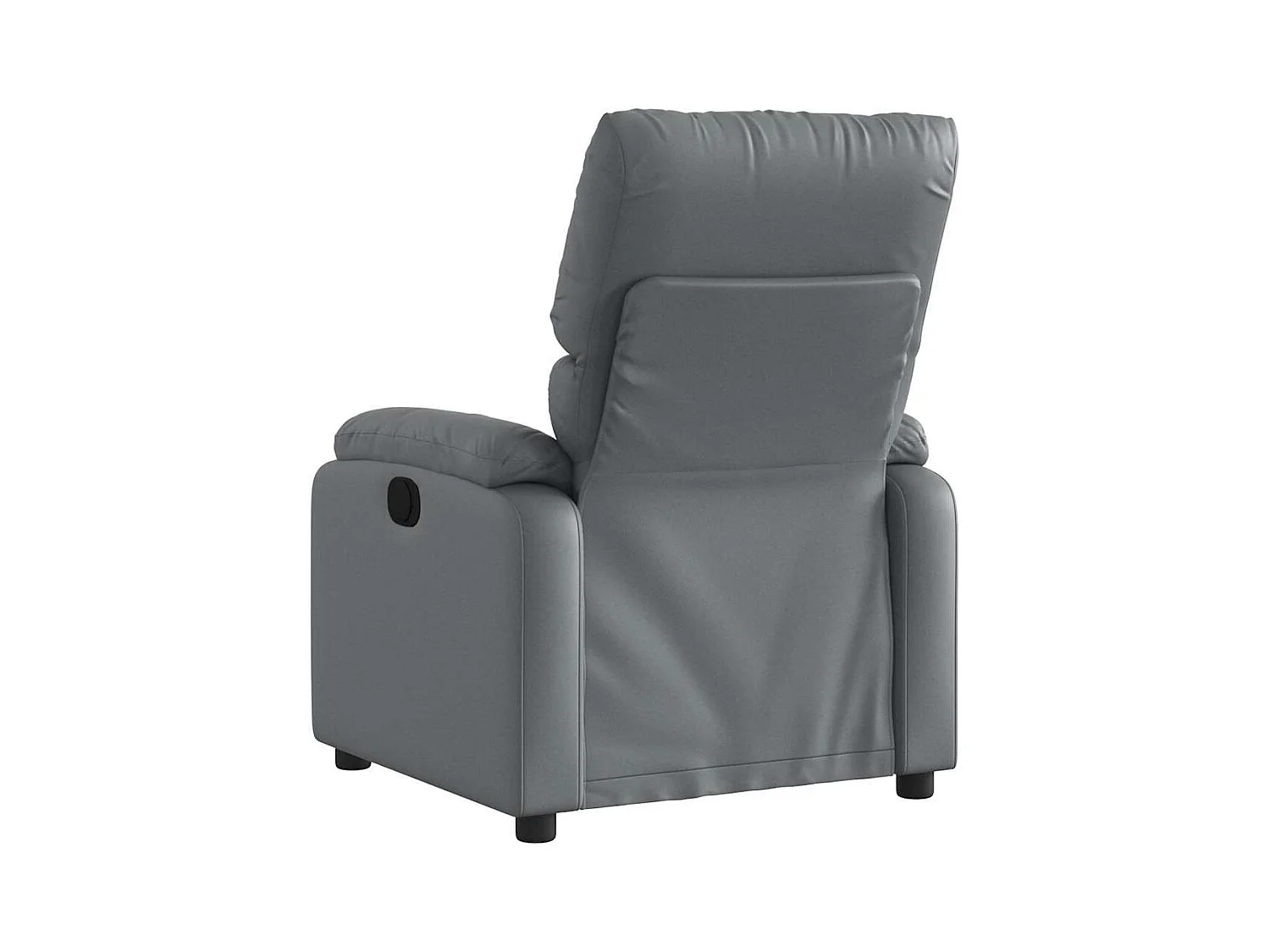 Fauteuil inclinable-Chaise de relax-Fauteuil de Massage gris similicuir SHL3029