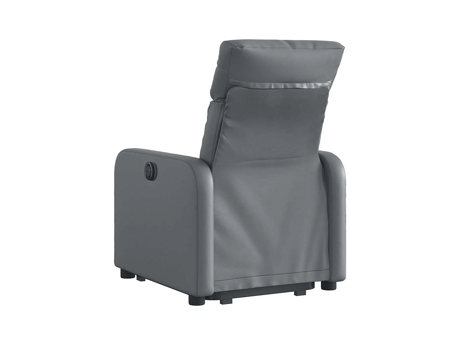 Fauteuil inclinable-Chaise de relax-Fauteuil TV Gris Similicuir SHL1971