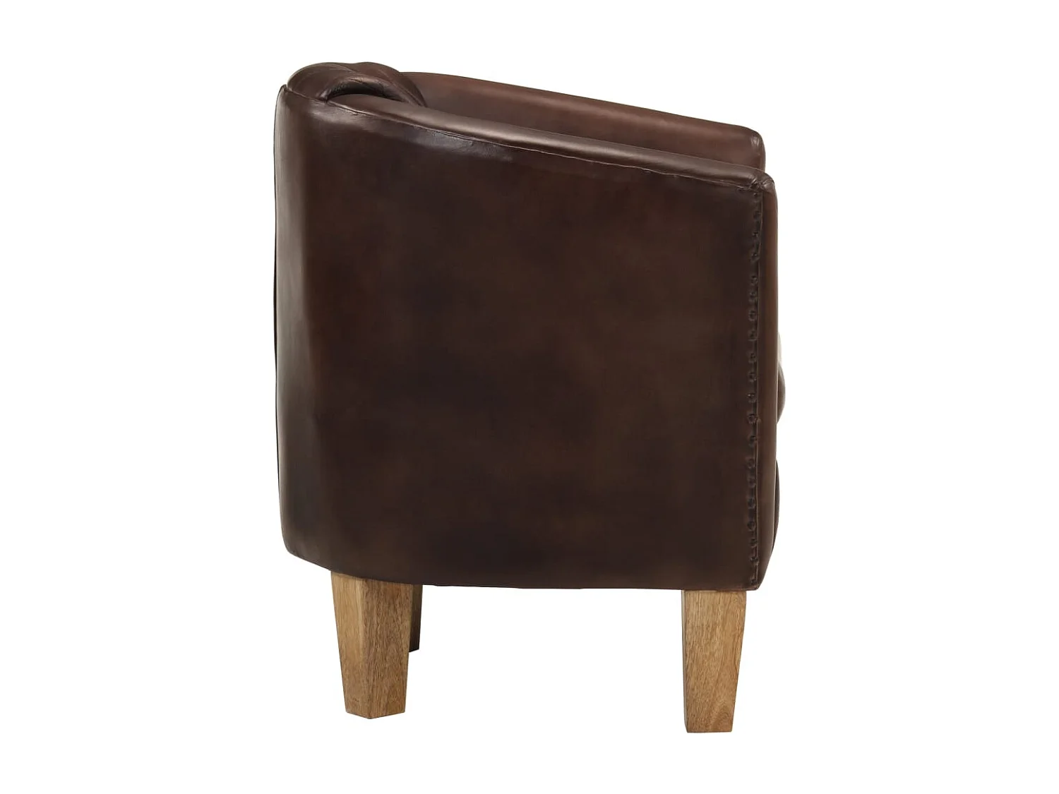 Relaxsessel-Lounge Sessel Dunkelbraun Echtleder SHL98814