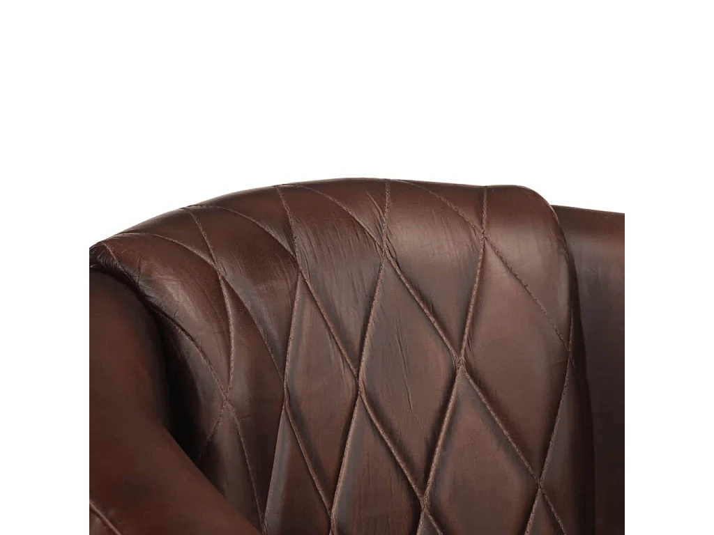 Relaxsessel-Lounge Sessel Dunkelbraun Echtleder SHL98814