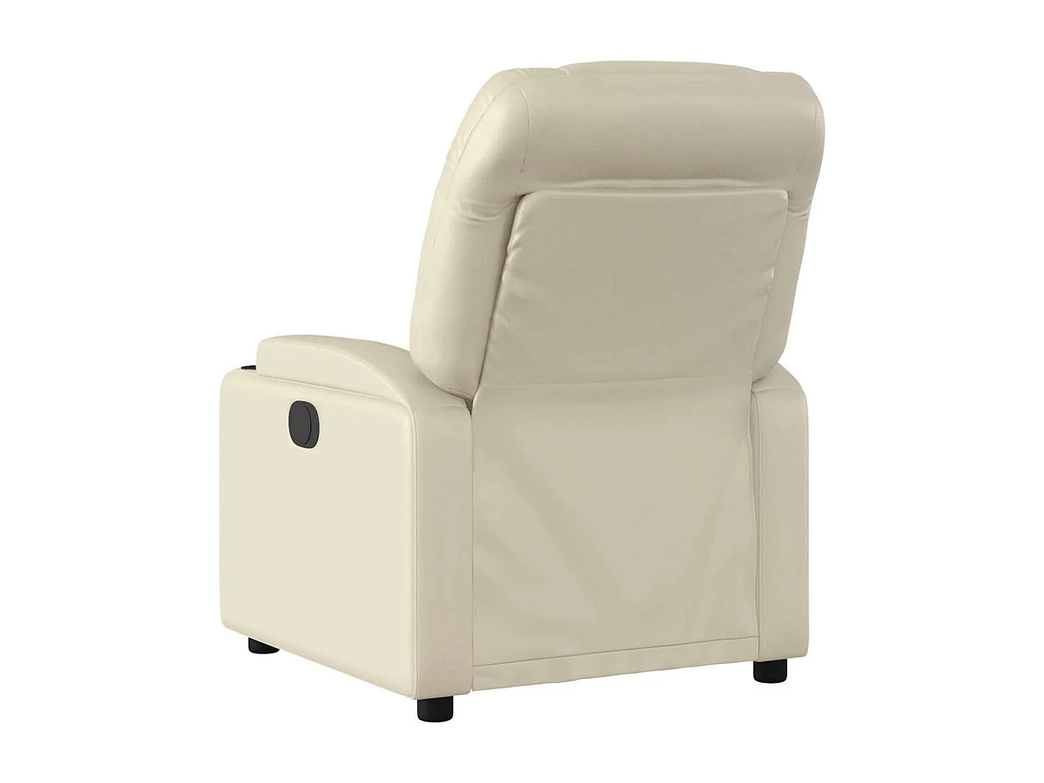 Relaxsessel | Massagesessel mit Relaxfunktion, Kunstleder, Creme SHL55993