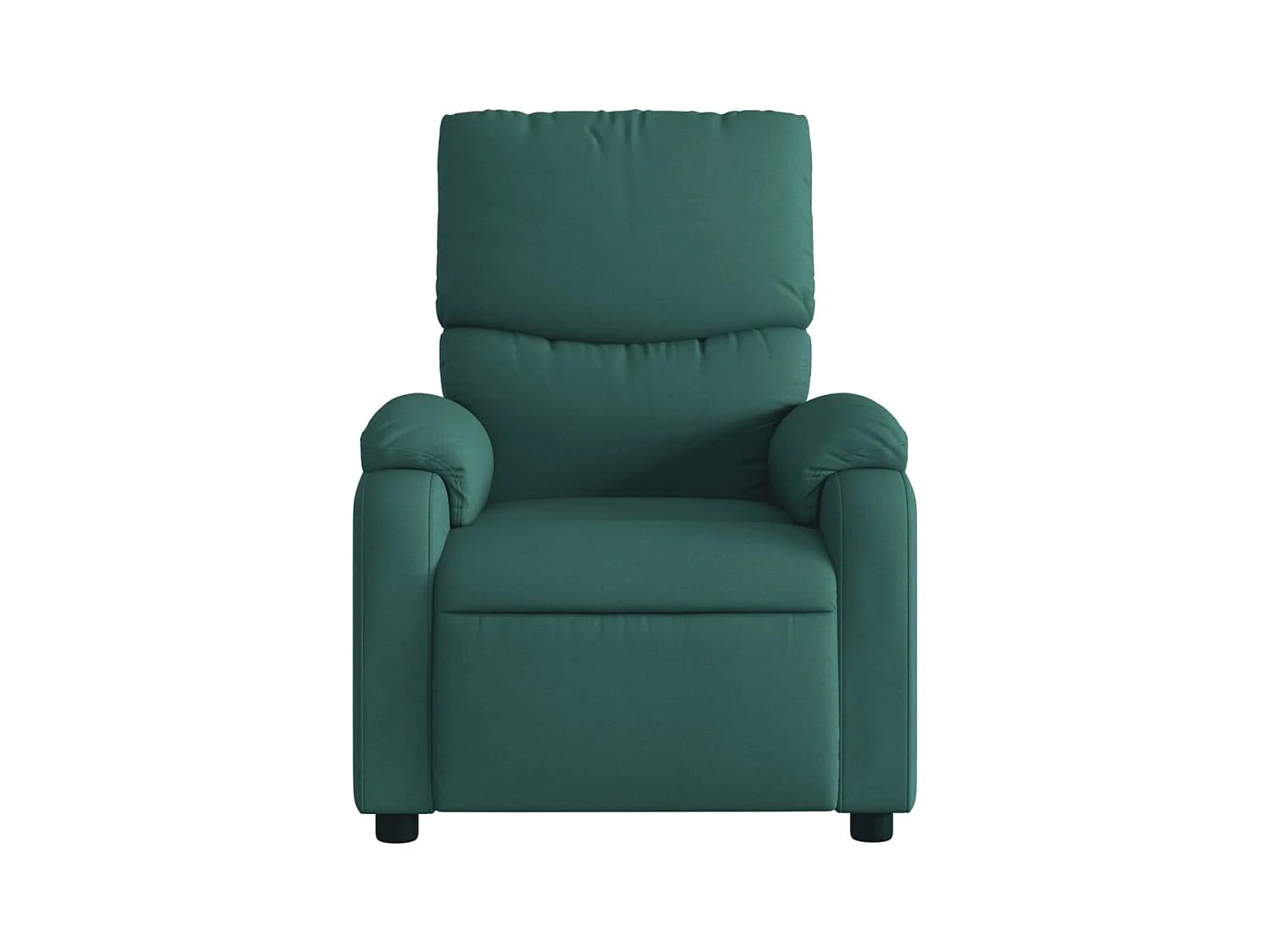 Sillón de relax | Silla | Sillón reclinable de tela verde oscuro SHL6521