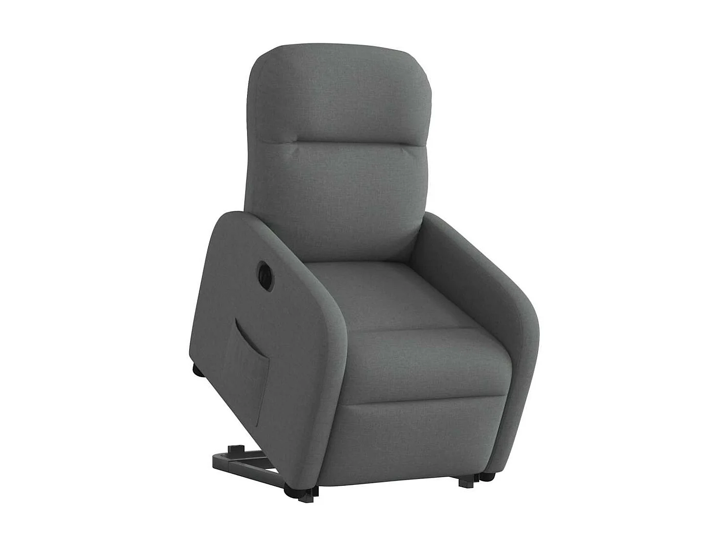 Fauteuil inclinable électrique-Chaise de relax-Fauteuil TV gris foncé tissu SHL1059