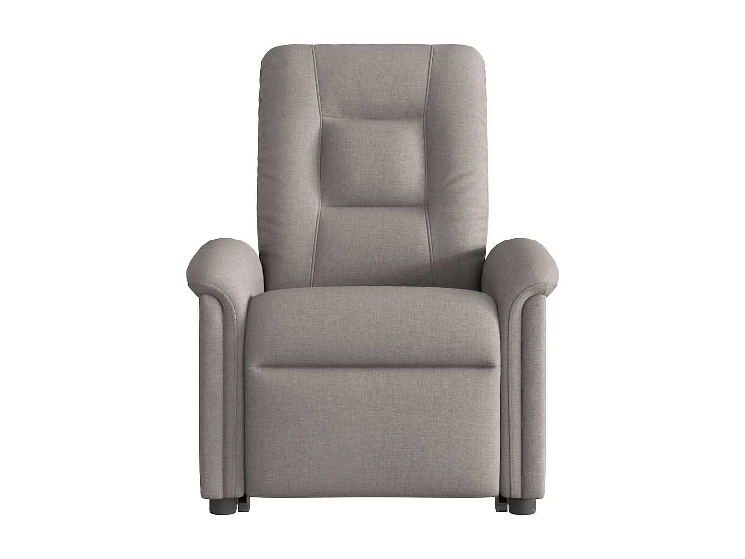 Fauteuil inclinable électrique-Chaise de relax-Fauteuil de Massage Taupe Tissu SHL4274