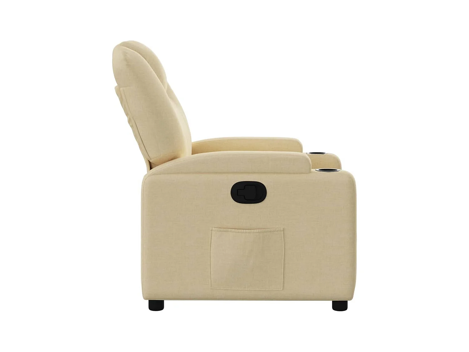 Sillón de relax | Sillón reclinable de tela crema SHL6680