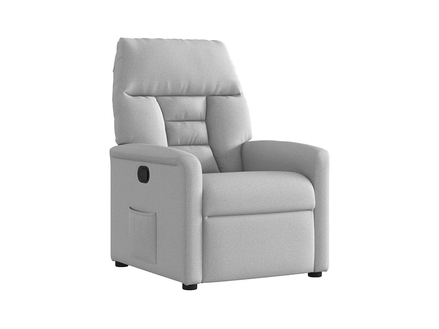 Poltrona | Cadeira Relax | Cadeira reclinável tecido cinzento nuvem SHL17884