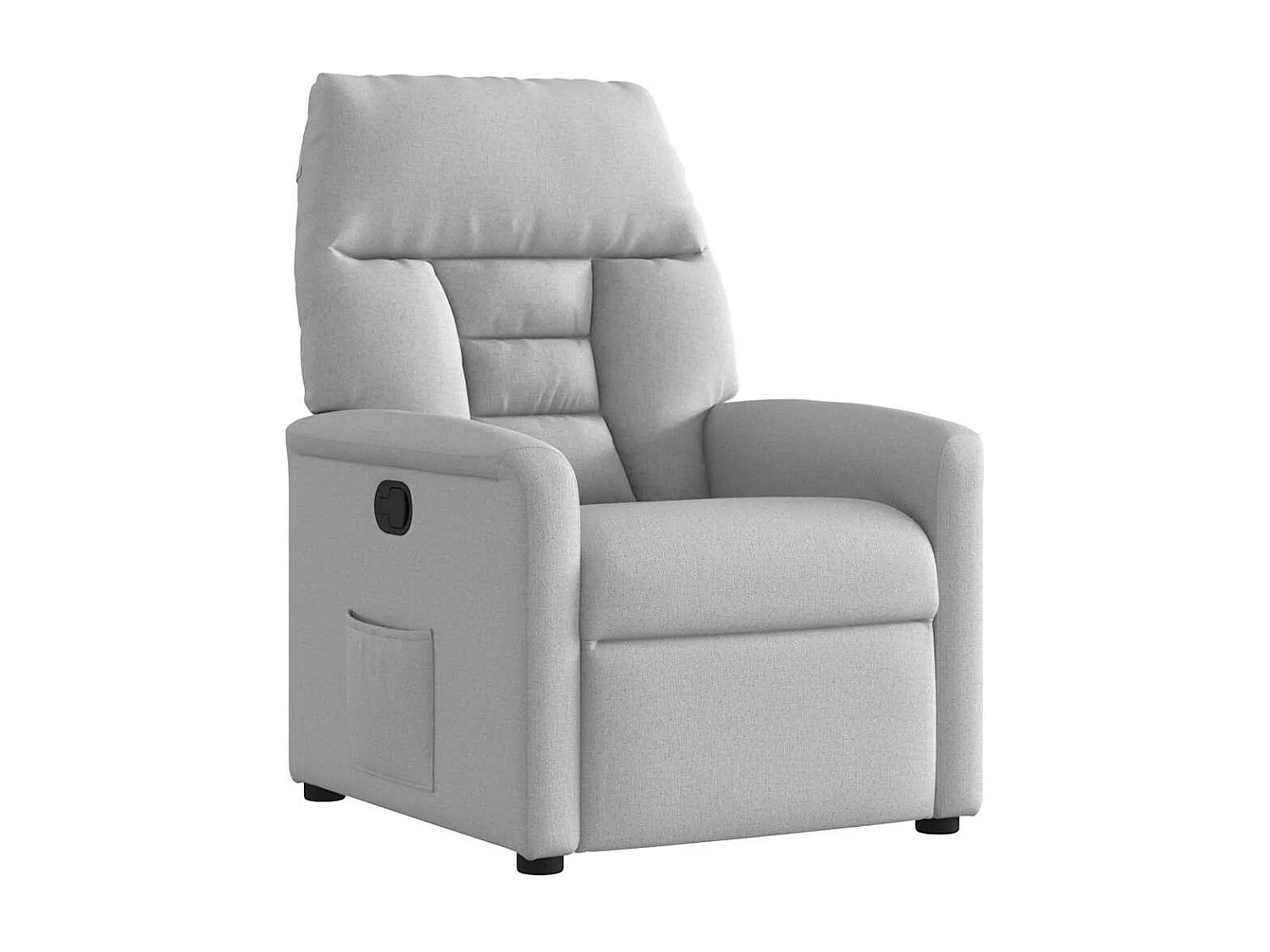 Fauteuil inclinable-Chaise de relax-Fauteuil TV gris nuage tissu SHL2793