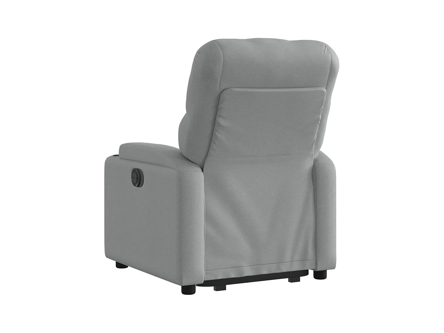Fauteuil inclinable-Chaise de relax-Fauteuil TV Gris clair Tissu SHL4979