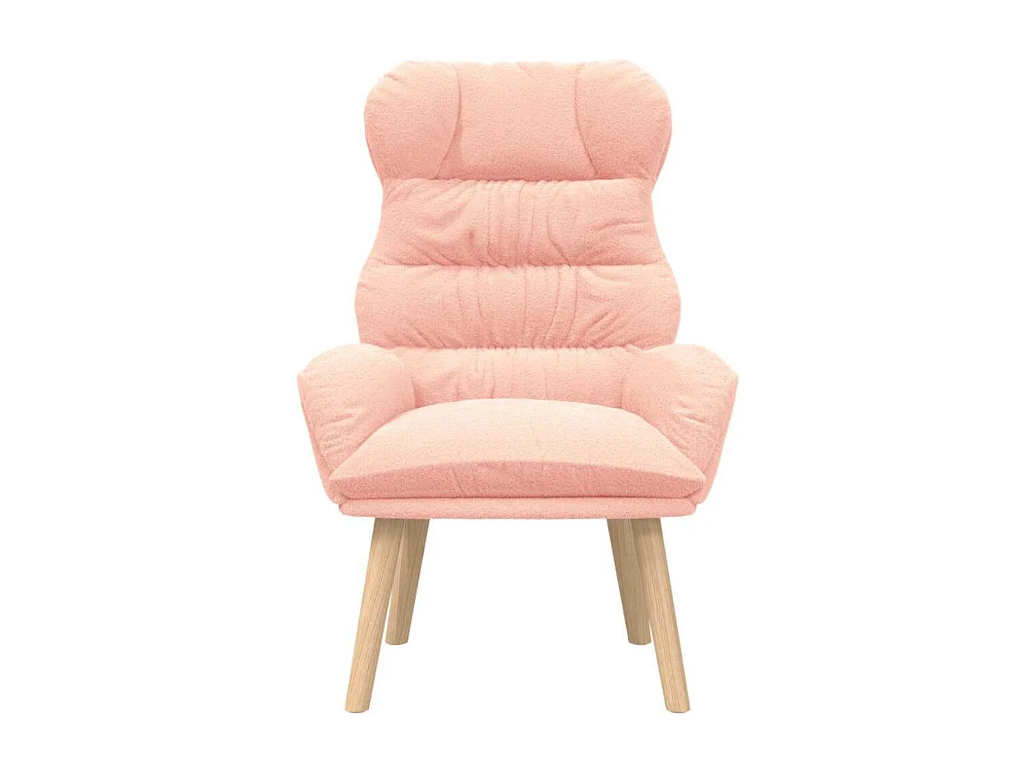 Fauteuil Salon-Chaise de relax Rose 69x74x93 cm tissu SHL2970
