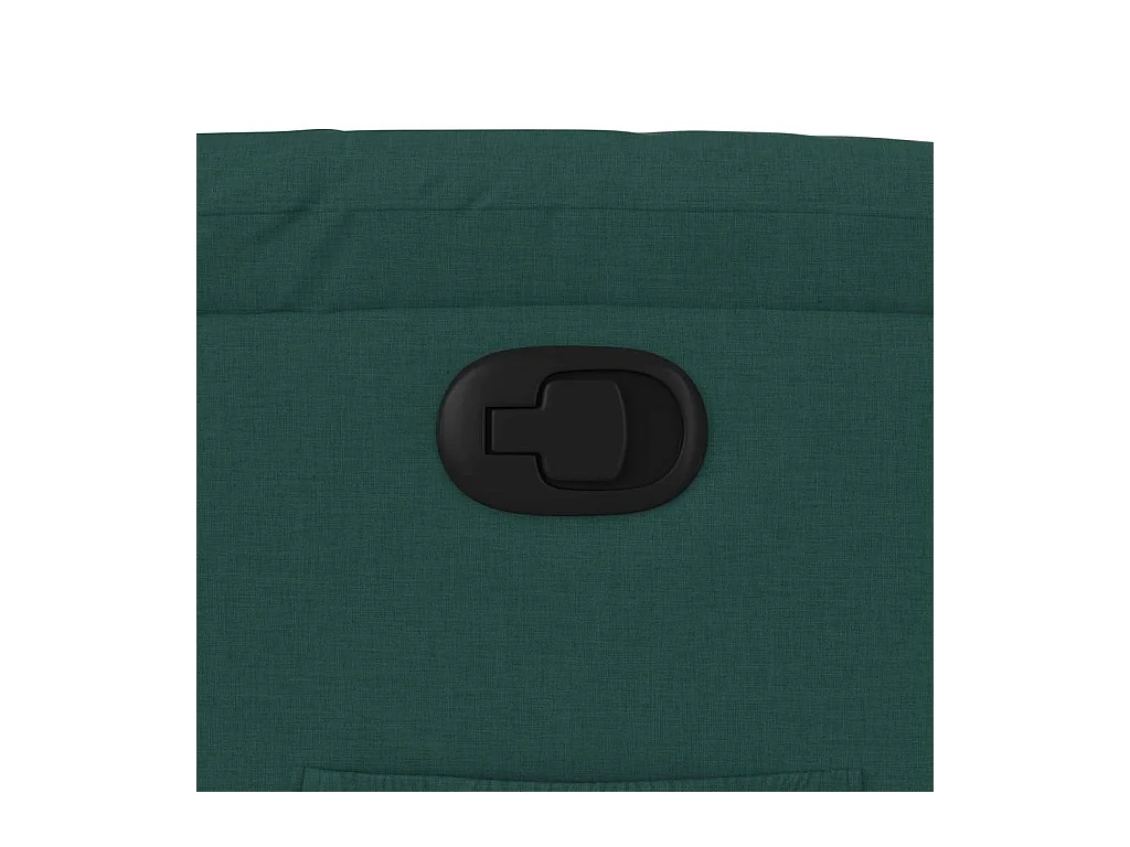 Sillón de relax | Silla | Sillón reclinable de tela verde oscuro SHL4912