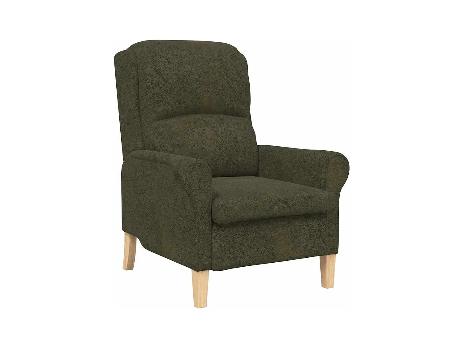 Sillón de relax | Sillón Verde ejército 76x94x102 cm Cuero sintético SHL3670