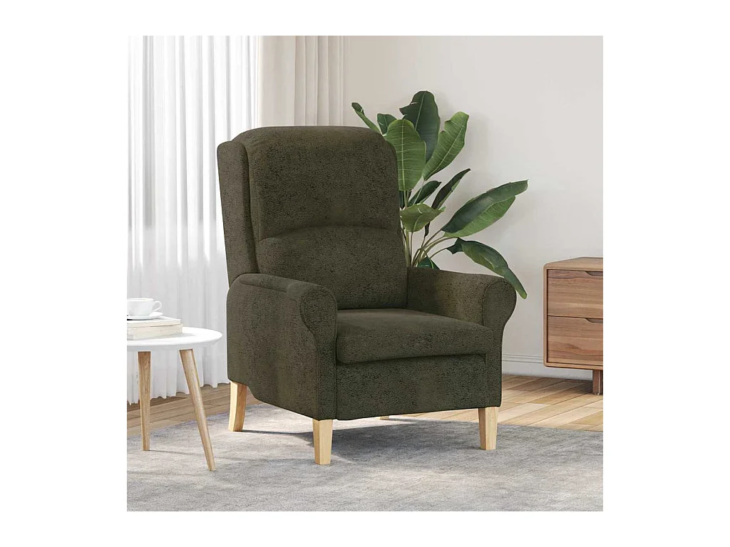 Sillón de relax | Sillón Verde ejército 76x94x102 cm Cuero sintético SHL3670