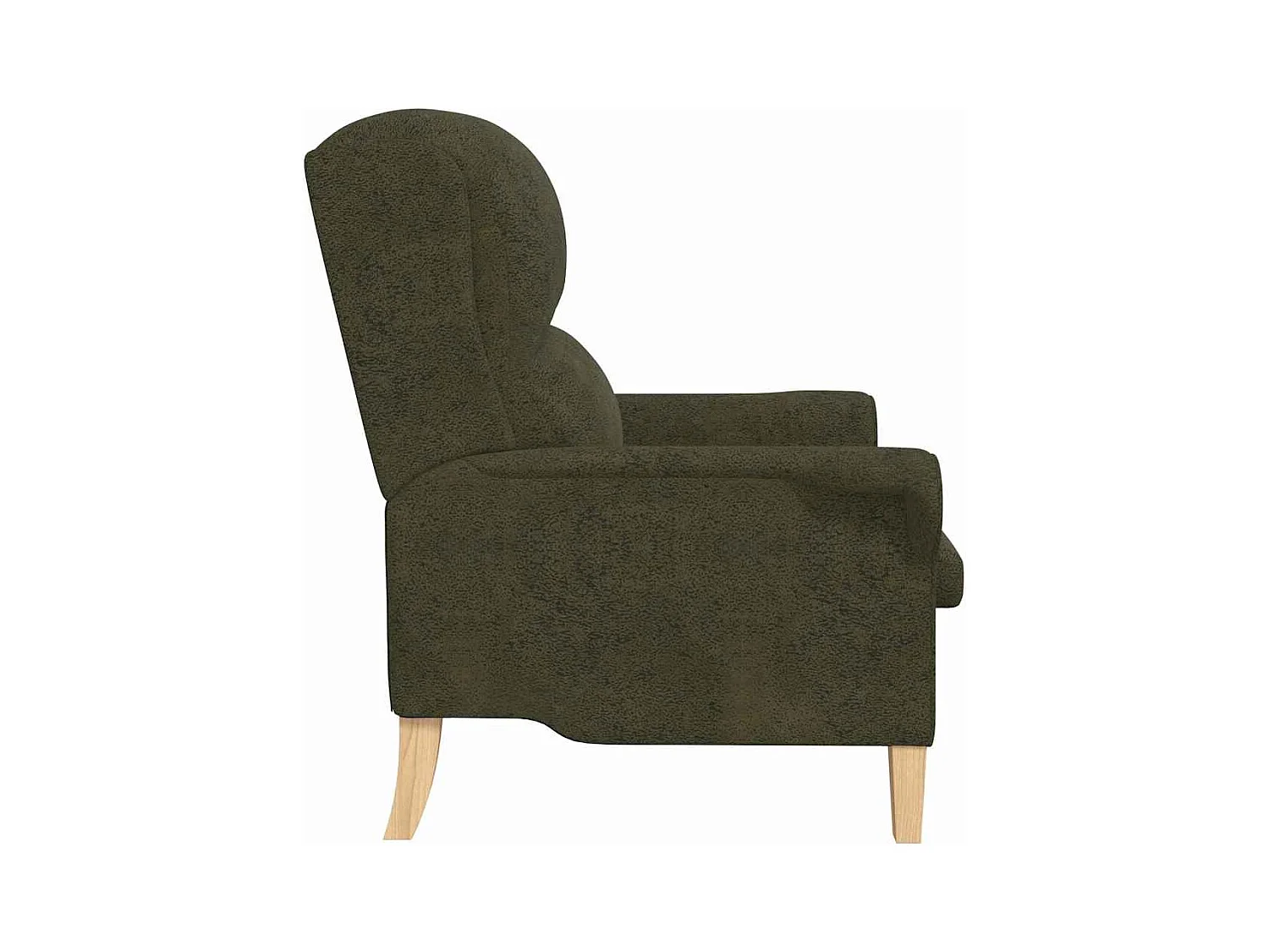 Sillón de relax | Sillón Verde ejército 76x94x102 cm Cuero sintético SHL3670