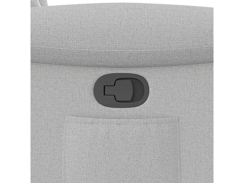 Fauteuil inclinable-Chaise de relax-Fauteuil TV gris nuage tissu SHL3989