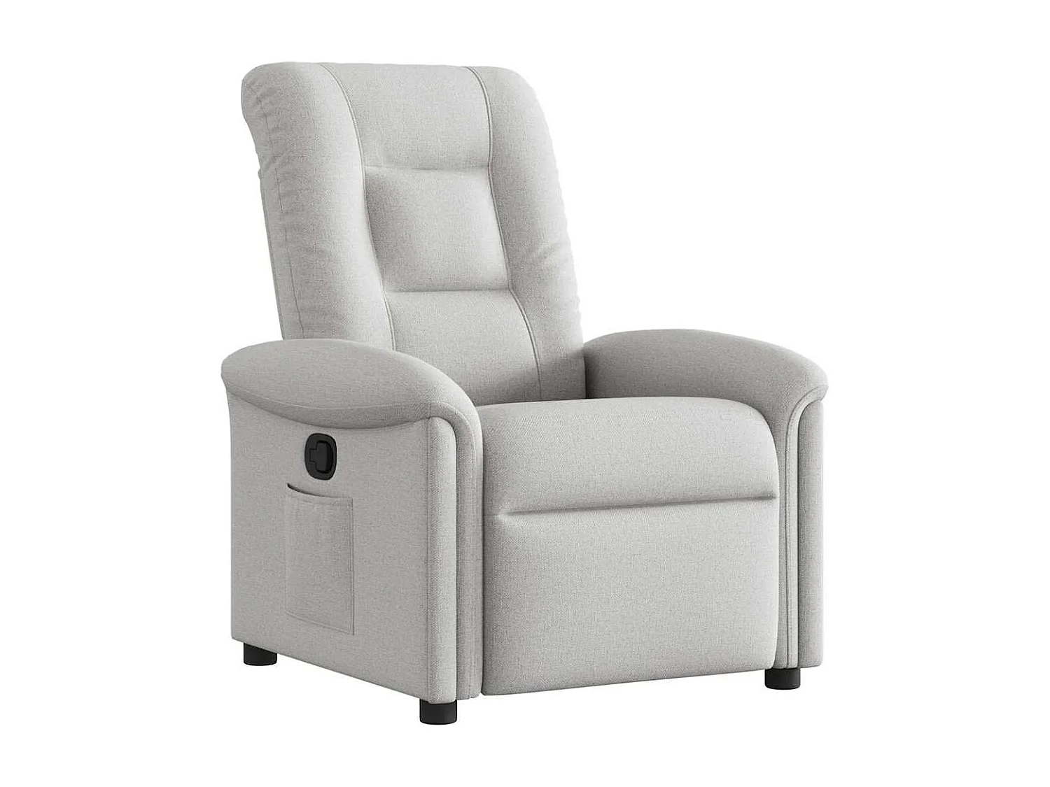 Relaxsessel | Lounge Sessel für Wohnzimmer Wolkengrau Stoff SHL54801