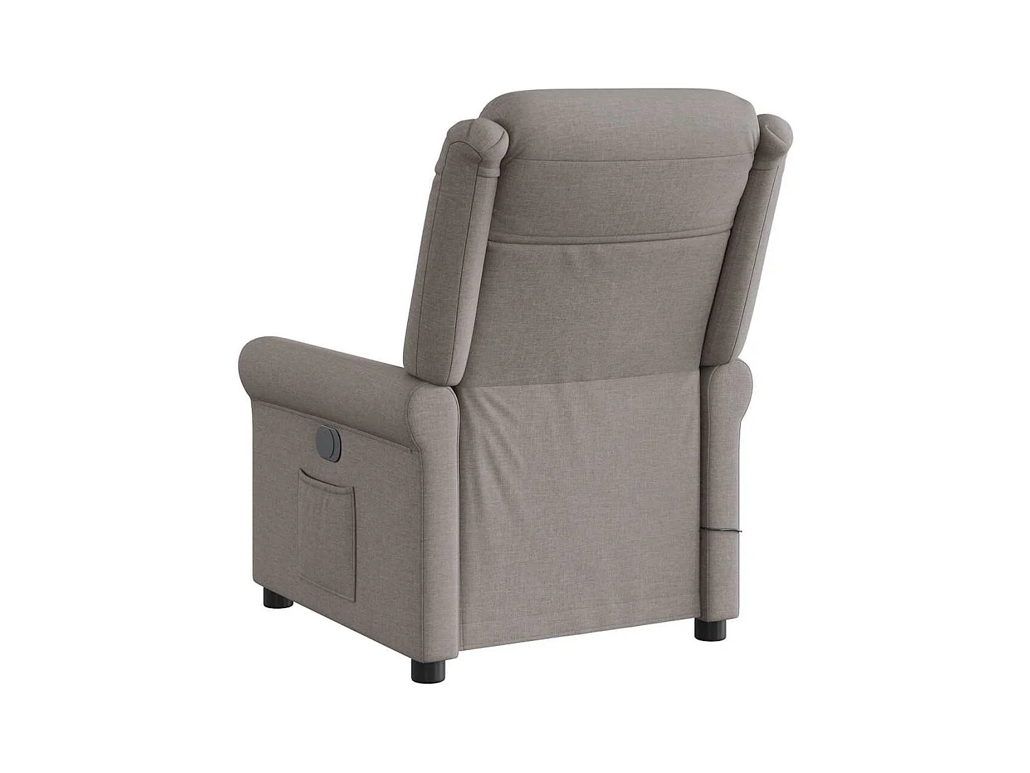Sillón de salón | Silla | Sillón de masaje reclinable de tela gris taupé SHL7206