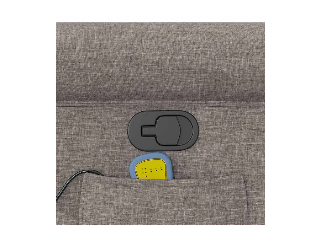 Sillón de salón | Silla | Sillón de masaje reclinable de tela gris taupé SHL7206