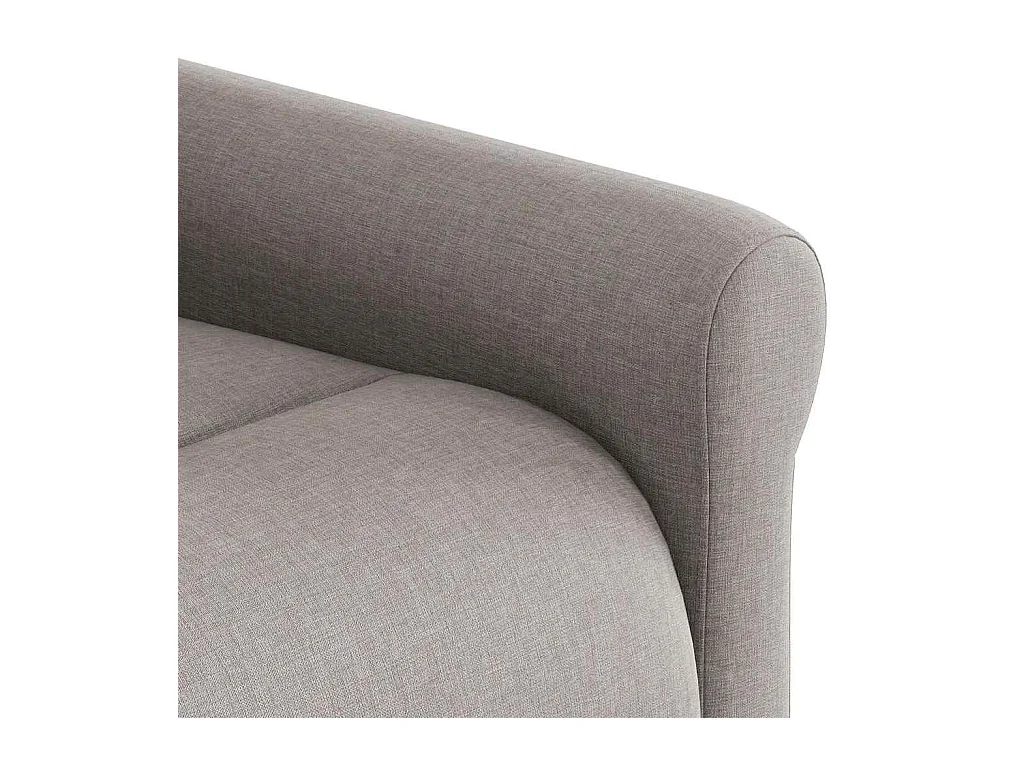 Sillón de salón | Silla | Sillón de masaje reclinable de tela gris taupé SHL7206