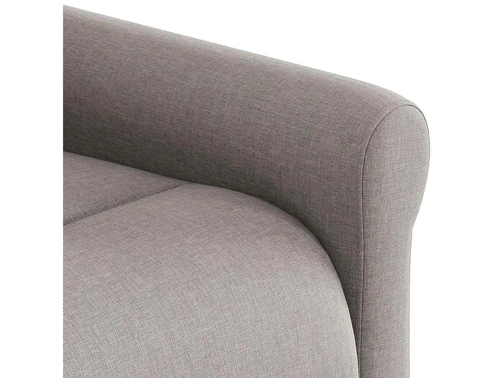 Fauteuil inclinable-Chaise de relax-Fauteuil de Massage Taupe Tissu SHL5093