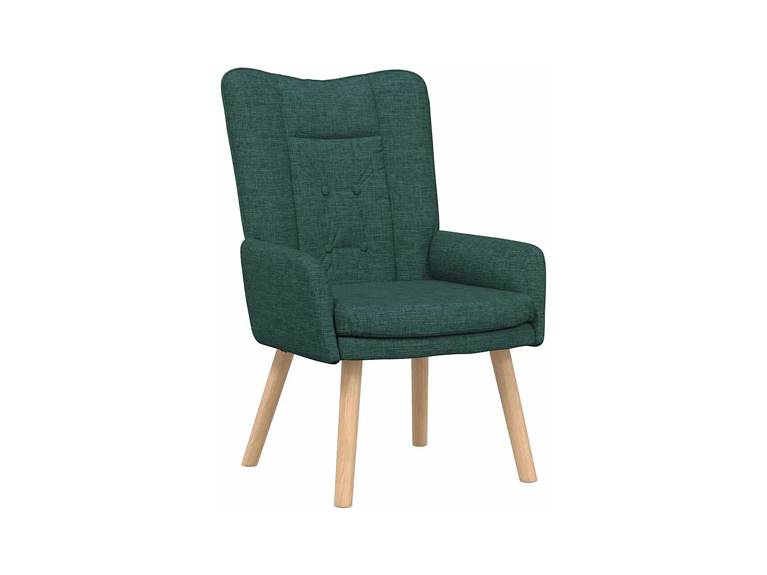 Fauteuil Salon-Chaise de relax Vert foncé 63x67x94 cm tissu SHL3925