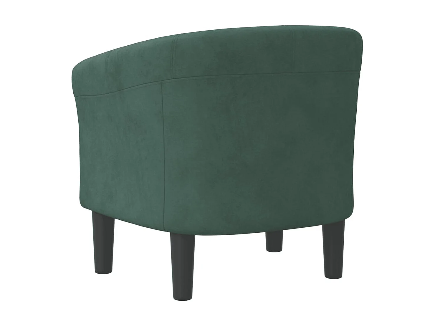Sillón de salón | Silla de relax | Sillón de terciopelo verde oscuro SHL8635